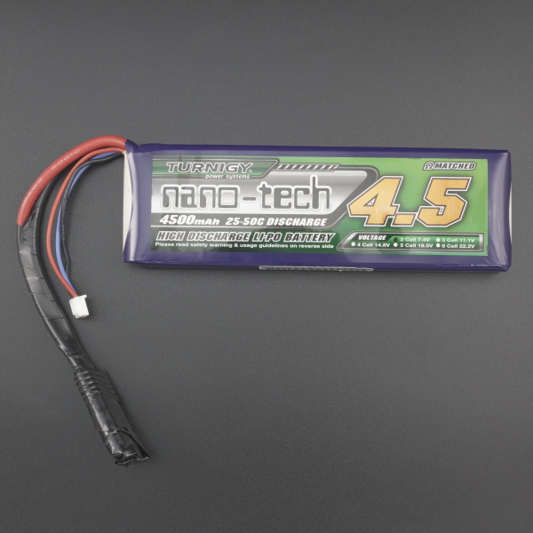 Batería Lipo TURNIGY 2S 7 4V 4500mAh 25C