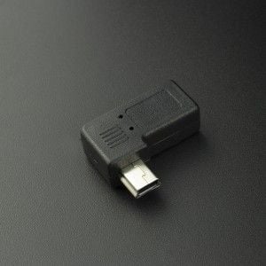 Codo 90 Grados Mini USB Tipo A Hembra a Mini USB Tipo A Macho Genérico - 2