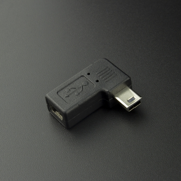 Codo 90 Grados Mini USB Tipo A Hembra a Mini USB Tipo A Macho Genérico - 4