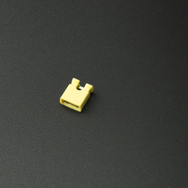 Conector Jumper 2.54 mm 2P Amarillo  Genérico - 3