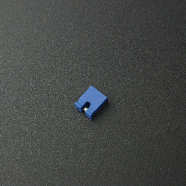 Conector Jumper 2.54 mm 2P Azul Genérico - 2