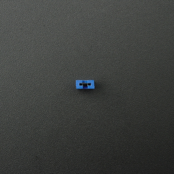 Conector Jumper 2.54 mm 2P Azul Genérico - 3