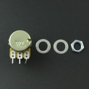 Potenciometro Lineal B 10K Ohm 15mm - Electronilab