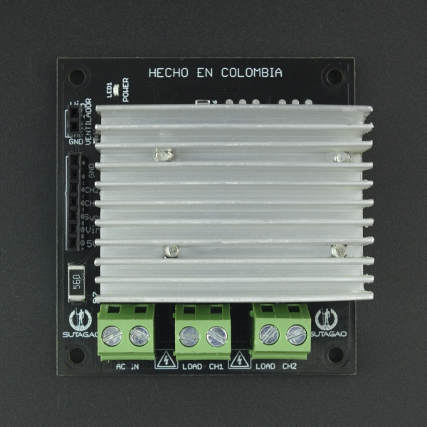 Dimmer Digital 2 CH 1KW Para Arduino TRIAC BTA312 - SUTAGAO (Sin Ventilador) SUTAGAO - 8