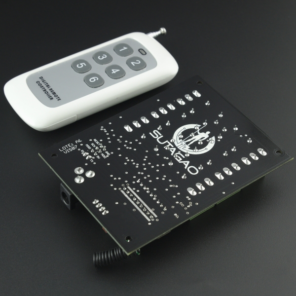 Módulo Relé SRA RF Programable de 6 Canales 50 Metros - SUTAGAO SUTAGAO - 4