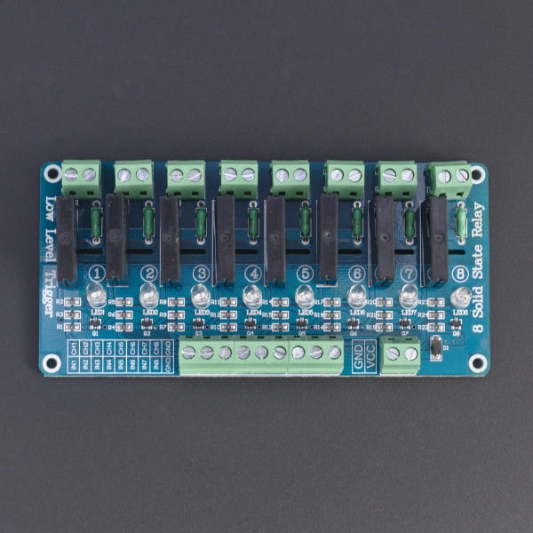 Módulo Rele de Estado Sólido 8 Canales 5V