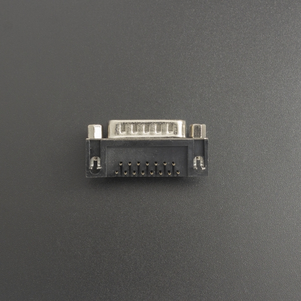 Conector DB15 Macho 2 Líneas 90 Grados Para PCB Genérico - 3