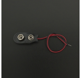 Conector clip pila 9v DC a conector Jack para Arduino