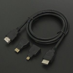 HDMI 1.5 PVC + ADAPTADOR MICRO HDMI/MINI HDMI A HDMI, Sin Marca en Colombia  desde $13.600