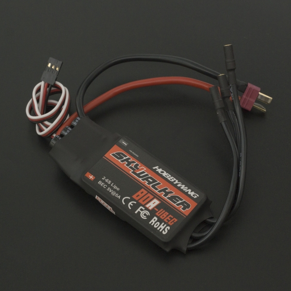 ESC Controlador de Velocidad SkyWalker Para Motor Brushless 80A Genérico - 3