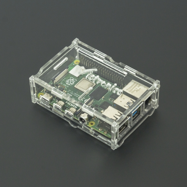 CAJA PROTECTORA EN ACRÍLICO PARA RASPBERRY PI 4 Vistronica - 5