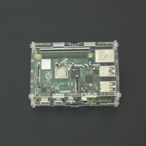 CAJA PROTECTORA EN ACRÍLICO PARA RASPBERRY PI 4 Vistronica - 7