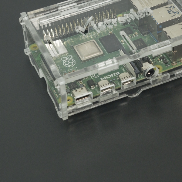 CAJA PROTECTORA EN ACRÍLICO PARA RASPBERRY PI 4 Vistronica - 10