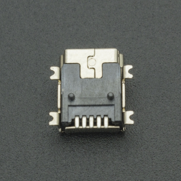 CONECTOR MINI USB TIPO B 5 PINES HEMBRA SMD