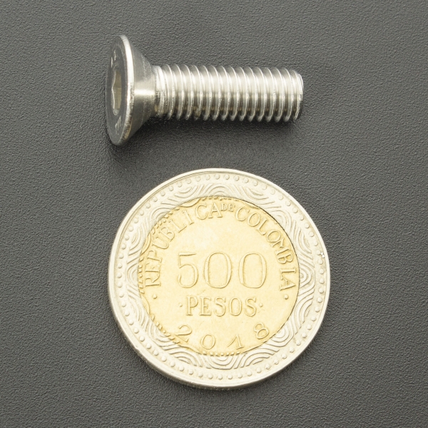 TORNILLO ALLEN CABEZA AVELLANADA M6X16 MM Genérico - 4