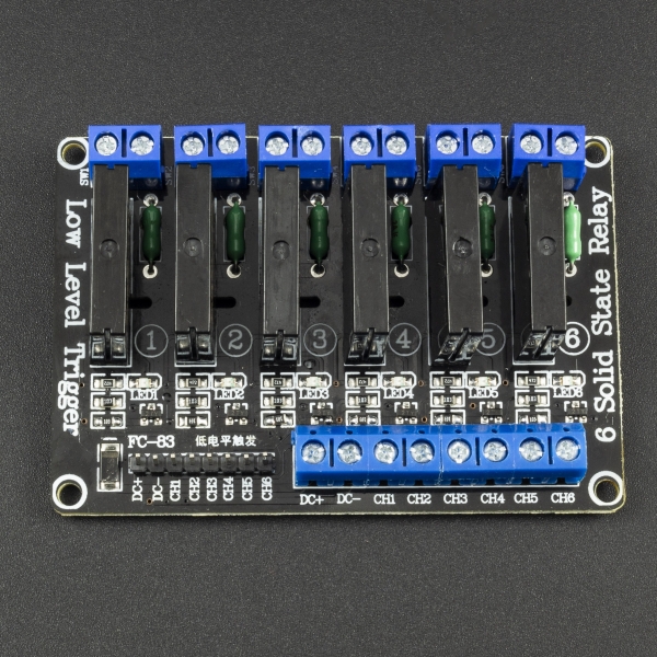 MÓDULO RELÉ DE ESTADO SÓLIDO 6 CANALES Genérico - 4