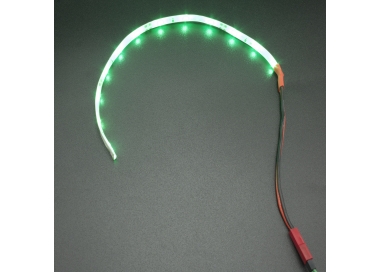 Cinta LED 3528 Verde 20CM Con Conector JST Macho Genérico - 1