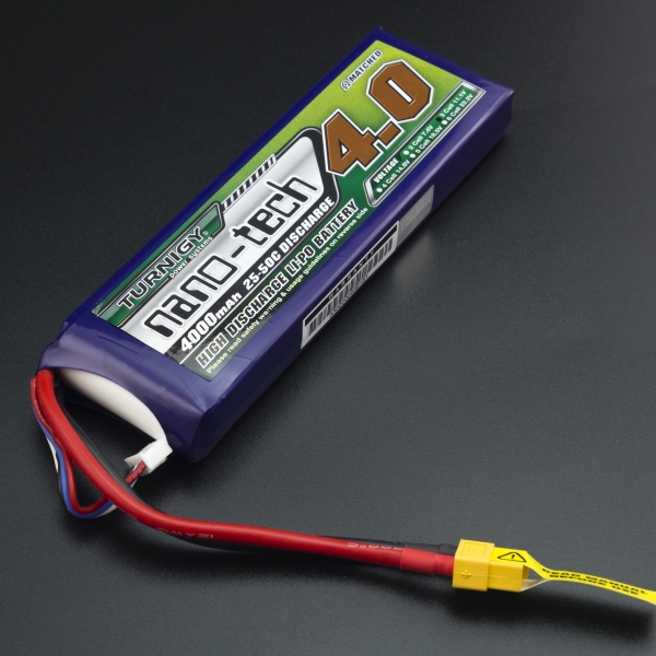 BATERÍA LIPO TURNIGY NANO-TECH 4000MAH 11.1V 25C Turnigy - 3