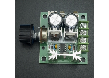 Controlador PWM de Velocidad de Motor DC 12V-40V/10A Genérico - 1