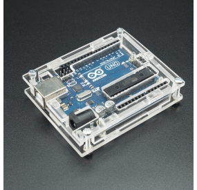 CAJA PROTECTORA EN ACRÍLICO PARA ARDUINO UNO Vistronica - 1