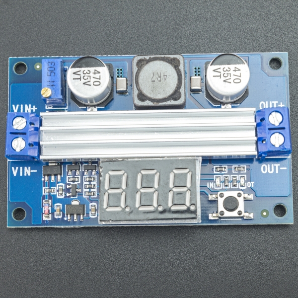 Módulo Conversor Boost DC-DC de 100W con Voltí­metro Digital Genérico - 2