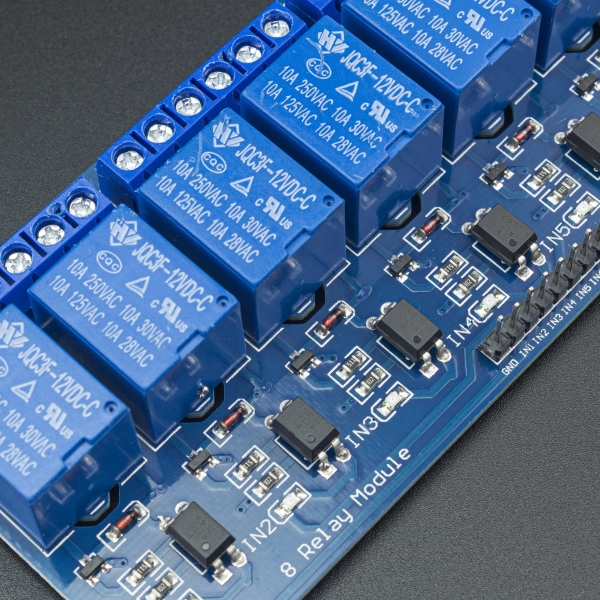 Módulo Relé 8 Canales 12V con Optoacoplador Genérico - 2