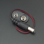 Adaptador para pila 9v con conector DC Genérico - 1