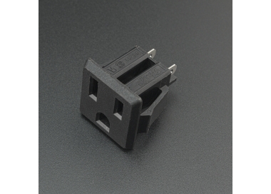 CONECTOR O ENCHUFE DE ALIMENTACIÓN AC-08 PARA CABLE DE PODER Genérico - 1