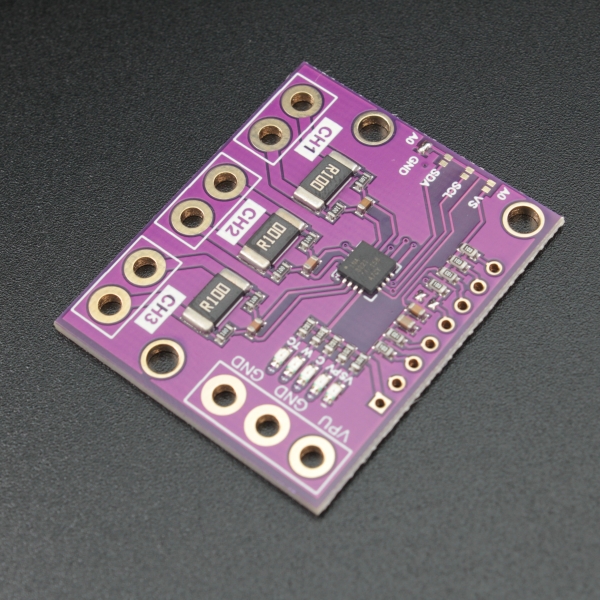 MODULO SENSOR DE VOLTAJE Y CORRIENTE INA3221 TRES CANALES I2C Genérico - 3