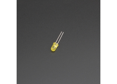 LED Amarillo 5mm Difuso Genérico - 1