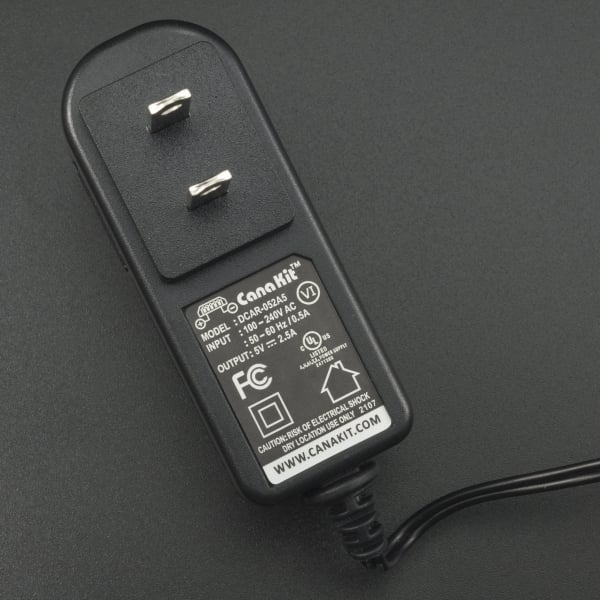 Adaptador De Voltaje CanaKit 5V 2.5A Conector Micro USB Tipo B CanaKit - 1