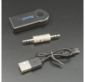 Receptor De Audio Bluetooth Para Auto & Estereo Mini Plug Jack Auxiliar  3.5mm Con Bateria Interna Car Wireles