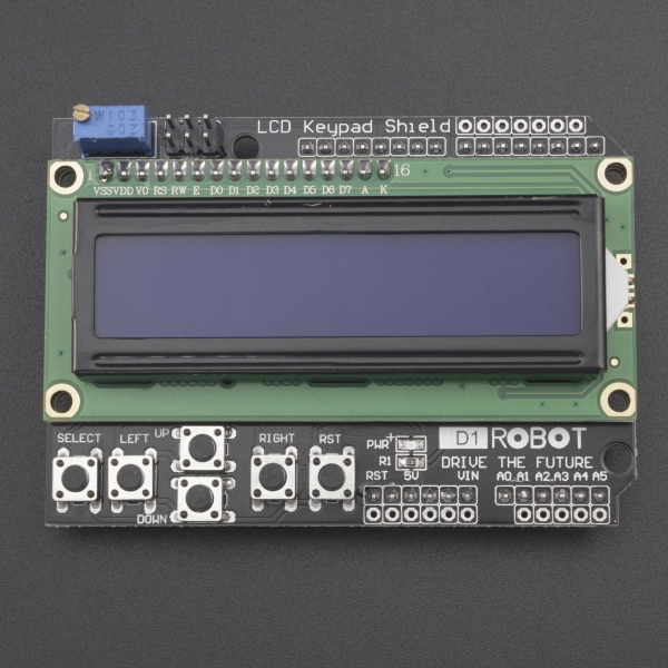 LCD Keypad Shield para Arduino Genérico - 2