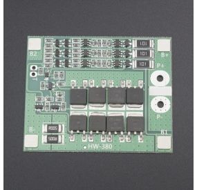 MÓDULO DE CARGA Y PROTECCIÓN BMS HW-380 TRES BATERÍAS 18650 CON BALANCEADOR Genérico - 3