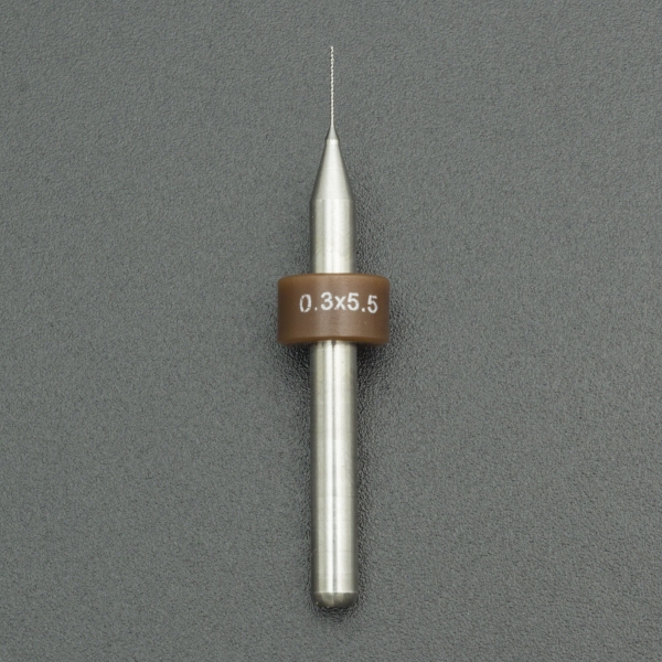 BROCA DE 0.3X5.5 MM ACERO DE TUNGSTENO Genérico - 3