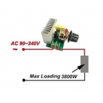 Módulo Dimmer por SCR de 3800W Genérico - 4