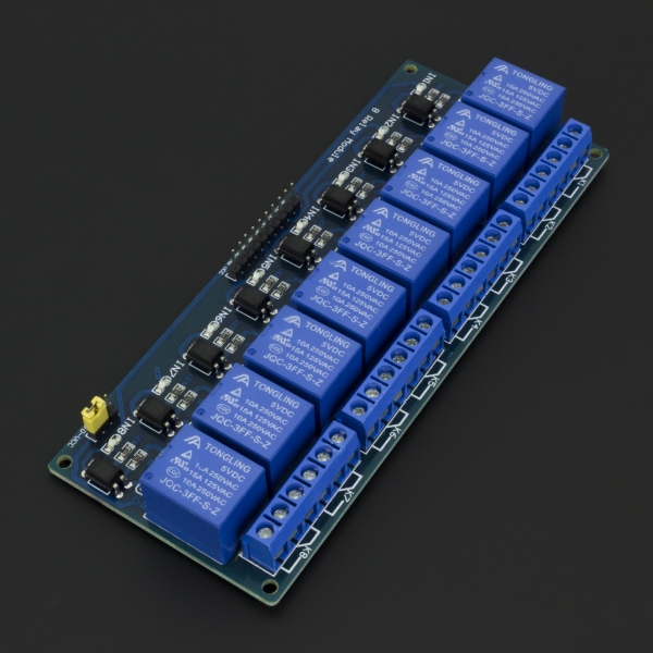 Módulo Relé 8 Canales 5V con Optoacoplador Genérico - 6